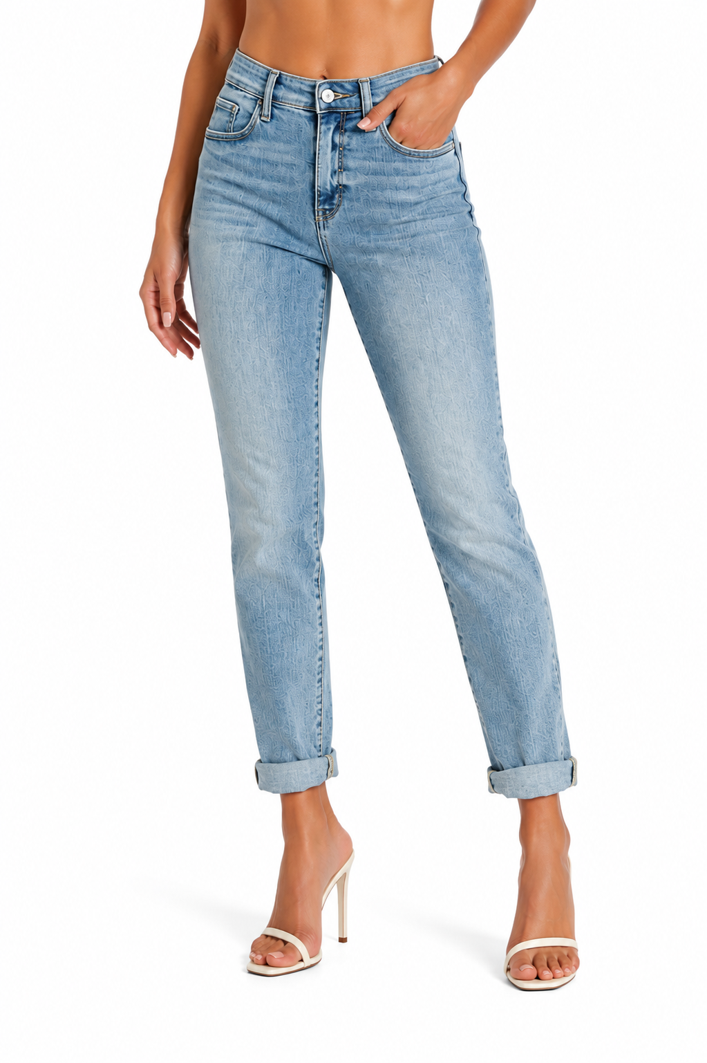 AMELIA / LIGHT BLUE VINTAGE BOYFRIEND JEANS