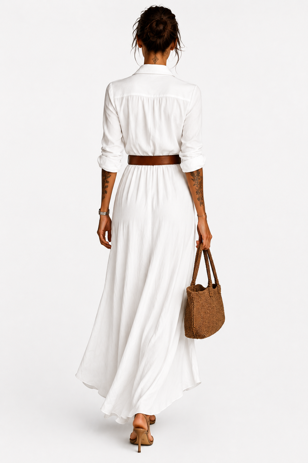 SCARLETT / MONACO BELTED MAXI DRESS