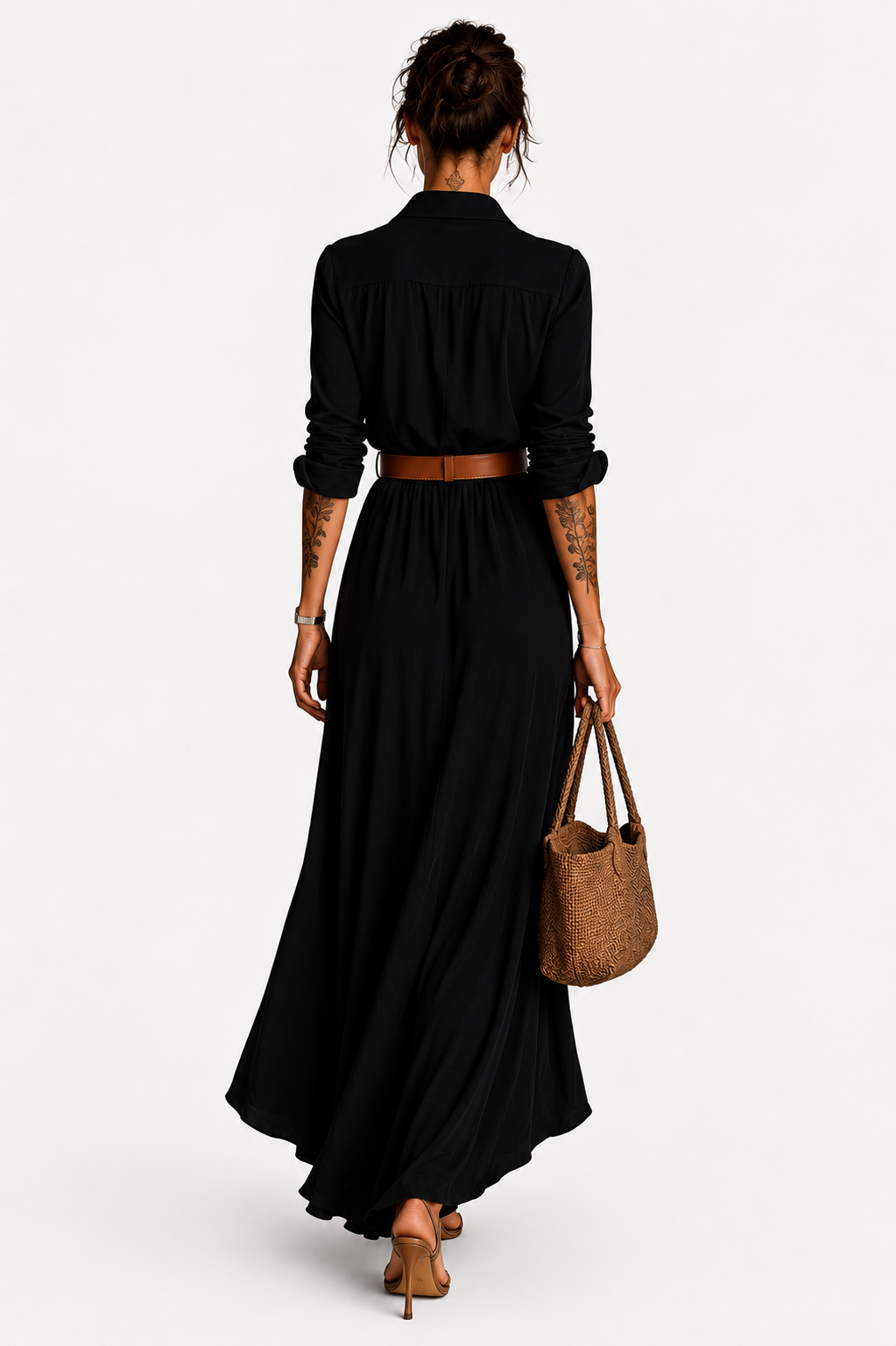 SCARLETT / MONACO BELTED MAXI DRESS